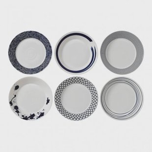 Royal Doulton Pacific diep bord 6-delig 22 cm