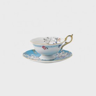 Wedgwood Wonderlust kleine theekop met schotel blossom
