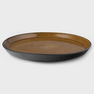 Bitz Bitz bord gastro Ø27 cm Zwart-amber