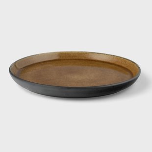 Bitz Bitz bord gastro Ø 21 cm Zwart-amber