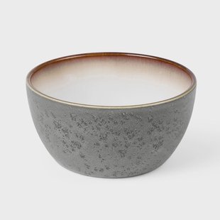 Bitz Bitz kom Ø 14 cm grijs Grijs-crème
