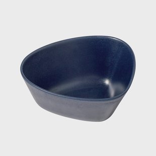 LIND DNA Curve Stoneware kom M 20x22 cm Navy Blue