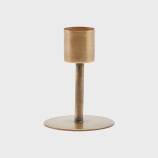 House Doctor Anit kandelaar antiek messing 7 cm