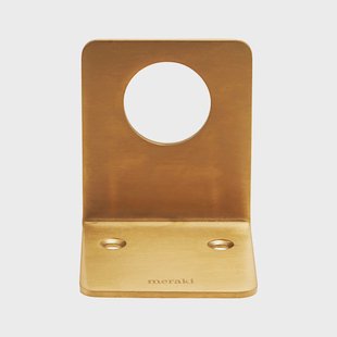 Meraki Meraki zeephouder geborsteld messing