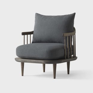 &Tradition Fly Chair SC10 gerookt eiken, donkergrijs