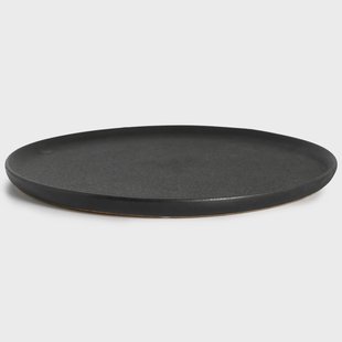 Byon Raw Black bord Ø 27 cm Zwart