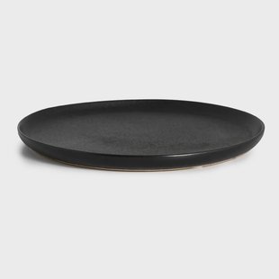 Byon Raw Black bord Ø 20 cm Zwart