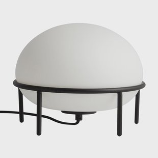 Woud Pump tafellamp zwart, opaal