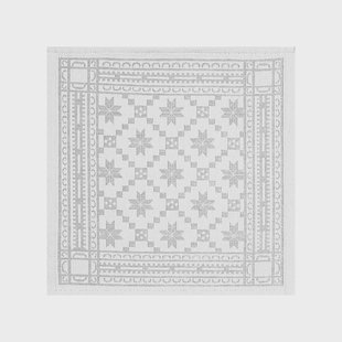 Ekelund Linneväveri Åttebladrose servet 35 x 35 cm Beige