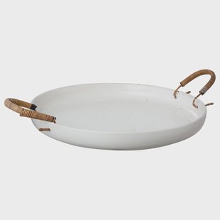 ERNST Ernst dienblad met handgrepen wit Ø35 cm