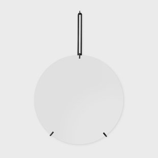 MOEBE Moebe Wall mirror Ø 30 cm Zwart