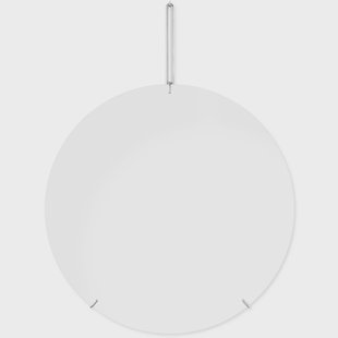 MOEBE Moebe wall mirror Ø 70 cm Chroom