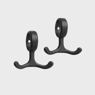 Essem Design Nostalgi haak 2-pack zwart