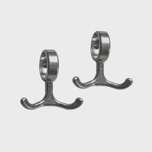 Essem Design Nostalgi haak 2-pack aluminium