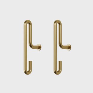 MOEBE Moebe muurhaak small 2- pack Matgoud