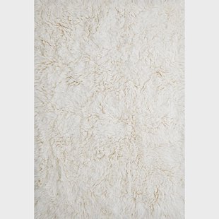 Layered Shaggy vloerkleed 250x350 cm Bone white