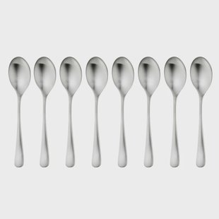 Robert Welch Radford koffielepel, mat, 8 stuks Roestvrij staal