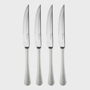 Robert Welch Radford vleesmes, mat, 4 stuks Roestvrij staal