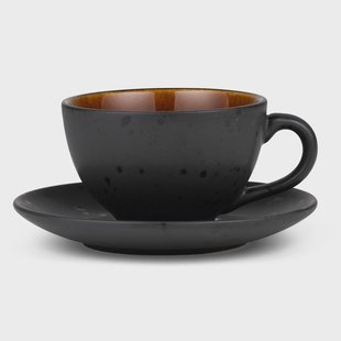 Bitz Bitz kop met schotel zwart Amber