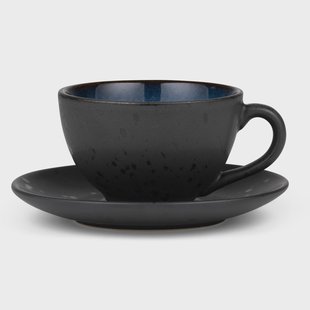 Bitz Bitz kop met schotel zwart Donkerblauw