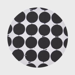 Opto Design Tallyho pannenonderzetter Ø 21 cm Zwart-wit