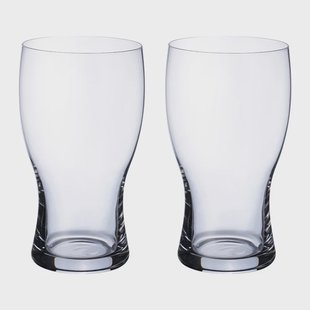 Villeroy & Boch Purismo pint bierglas 2-pack Helder