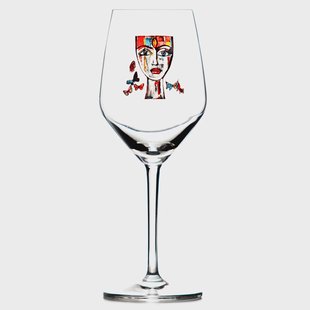 Carolina Gynning Butterfly Messenger rosé/witte wijnglas 40 cl