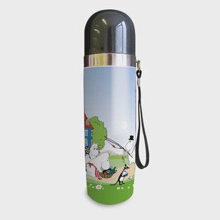 Opto Design Moomin thermosfles Holiday-Sommar 0,5 l Groen