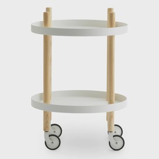 Normann Copenhagen Block tafel Ø45 cm Wit Normann Copenhagen Block tafel Ø45 cm Wit