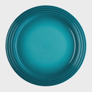 Le Creuset Le Creuset Signature bord 22 cm Caraïbisch blauw