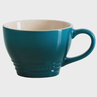 Le Creuset Le Creuset grote mok 40 cl Diepgroenblauw