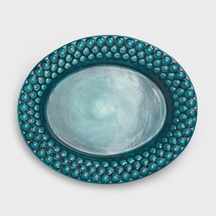 Mateus Bubbles ovaal bord, 20 cm Oceaan