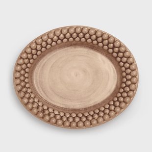 Mateus Bubbles ovaal bord, 20 cm Cinnamon