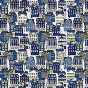 Arvidssons Textil Gamlastan stof Blauw