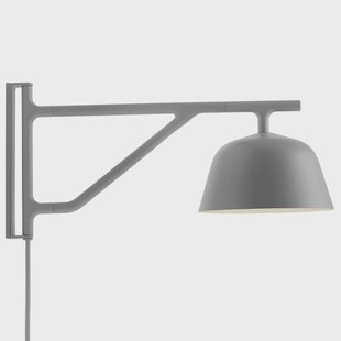 Muuto Ambit muurlamp grijs