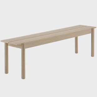 Muuto Linear bankje, eiken 170 cm