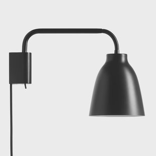 Fritz Hansen Caravaggio Read wandlamp Zwart
