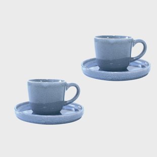 Aida Søholm Sonja kop met schotel 2-pack Blauw