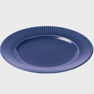Aida Groovy bord Ø 27 cm Blauw