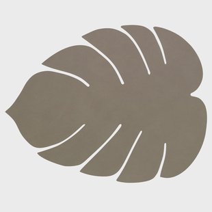 LIND DNA Monstera Leaf Nupo placemat L Army green LIND DNA Monstera Leaf Nupo placemat L Army green
