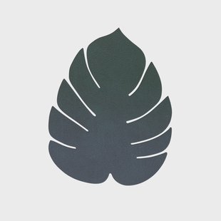 LIND DNA Monstera Leaf Nupo onderzetter Donkergroen