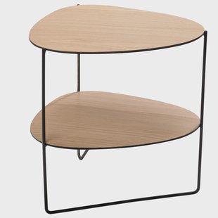 LIND DNA Curve Double bijzettafel Eiken