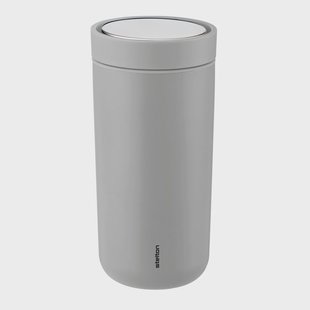 Stelton To Go Click mok 0,4 l Mat light grey