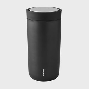 Stelton To Go Click mok 0,4 l Black metallic