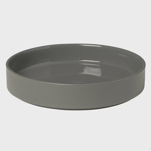 blomus Pilar diep bord, Ø 20 cm Pewter