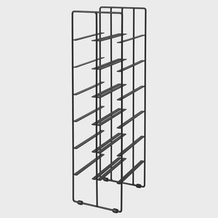 blomus Pilare wijnrek voor 12 flessen Zwart