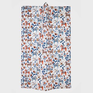 Arvidssons Textil Leksand mini keukenhanddoek Blauw-oranje