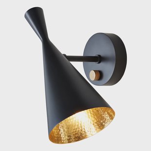 Tom Dixon Beat muurlamp Zwart
