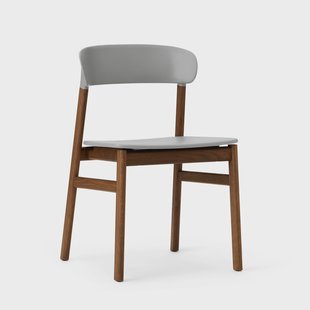 Normann Copenhagen Herit stoel gerookt eikenhout Grijs