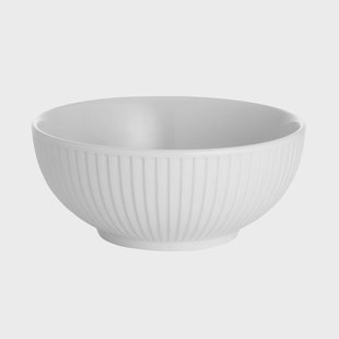 Pillivuyt Plissé kom 60 cl Wit
